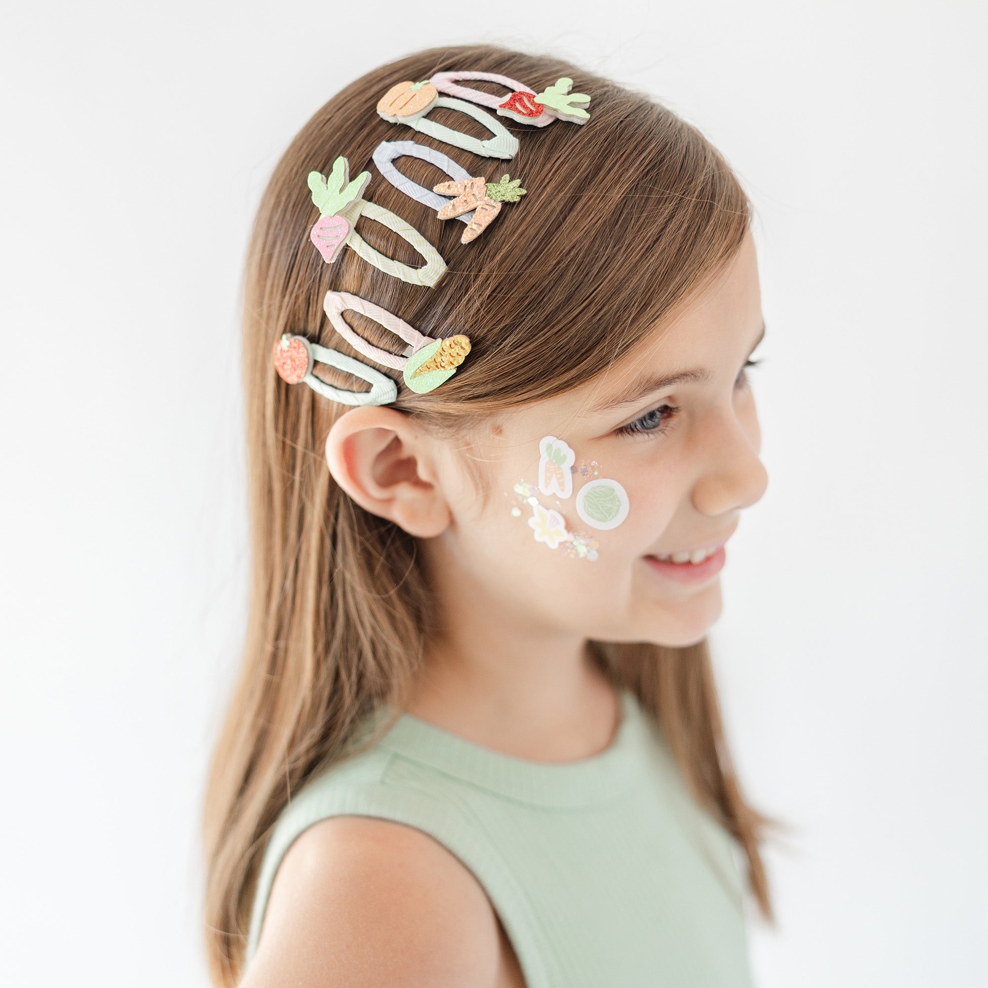 Vegetable Garden Hair Clip Set
