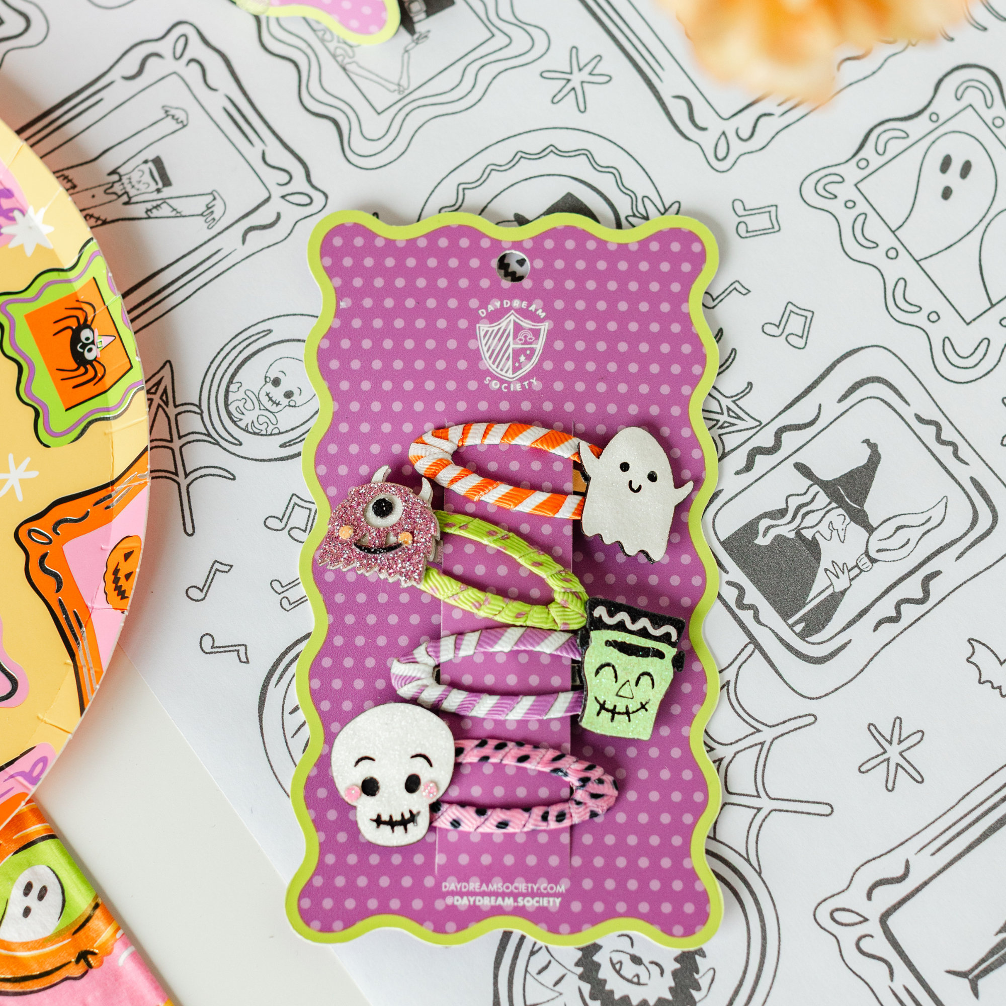 Monster Mash Monster Crew Hair Clip Set