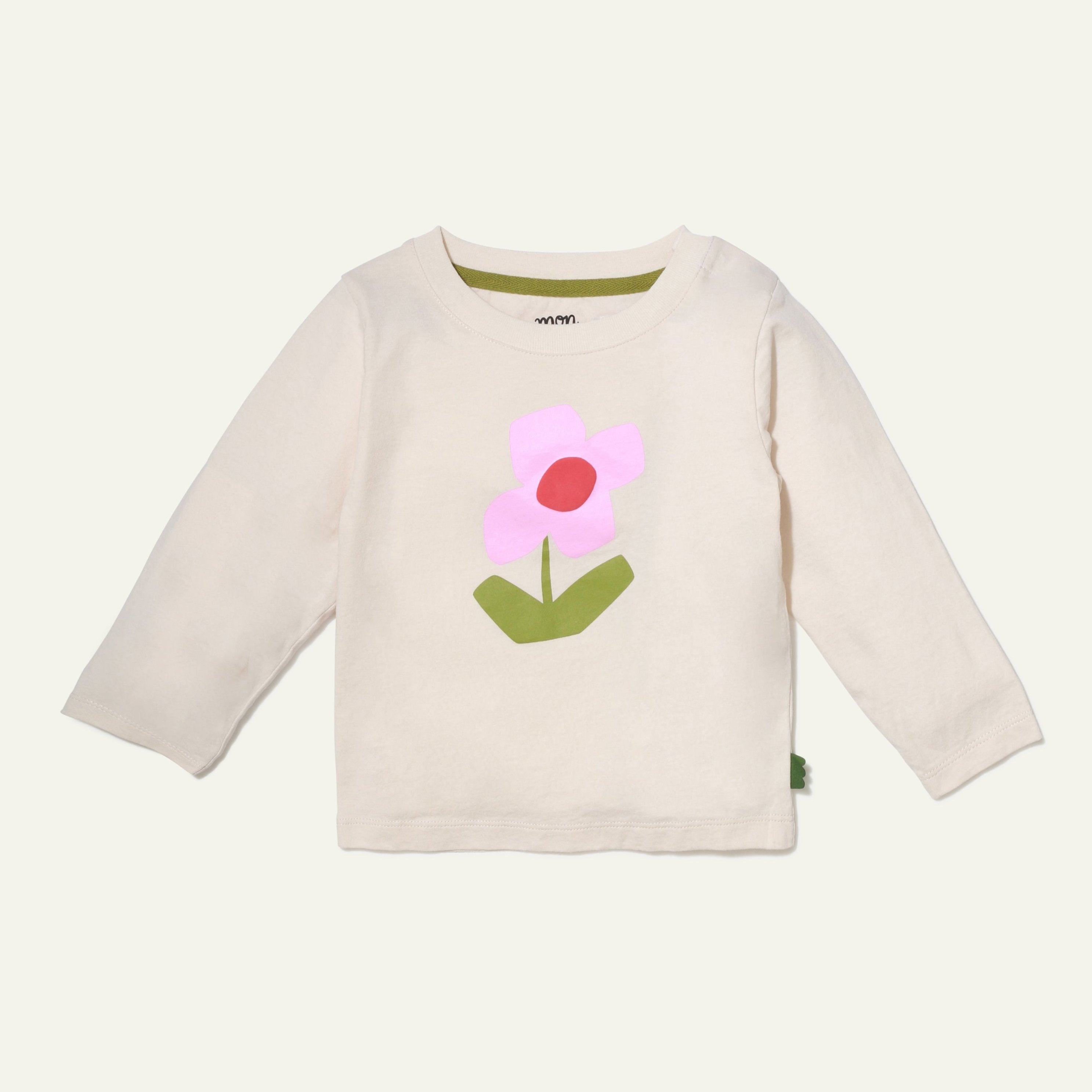 Recycled Cotton Flower Baby T-Shirt