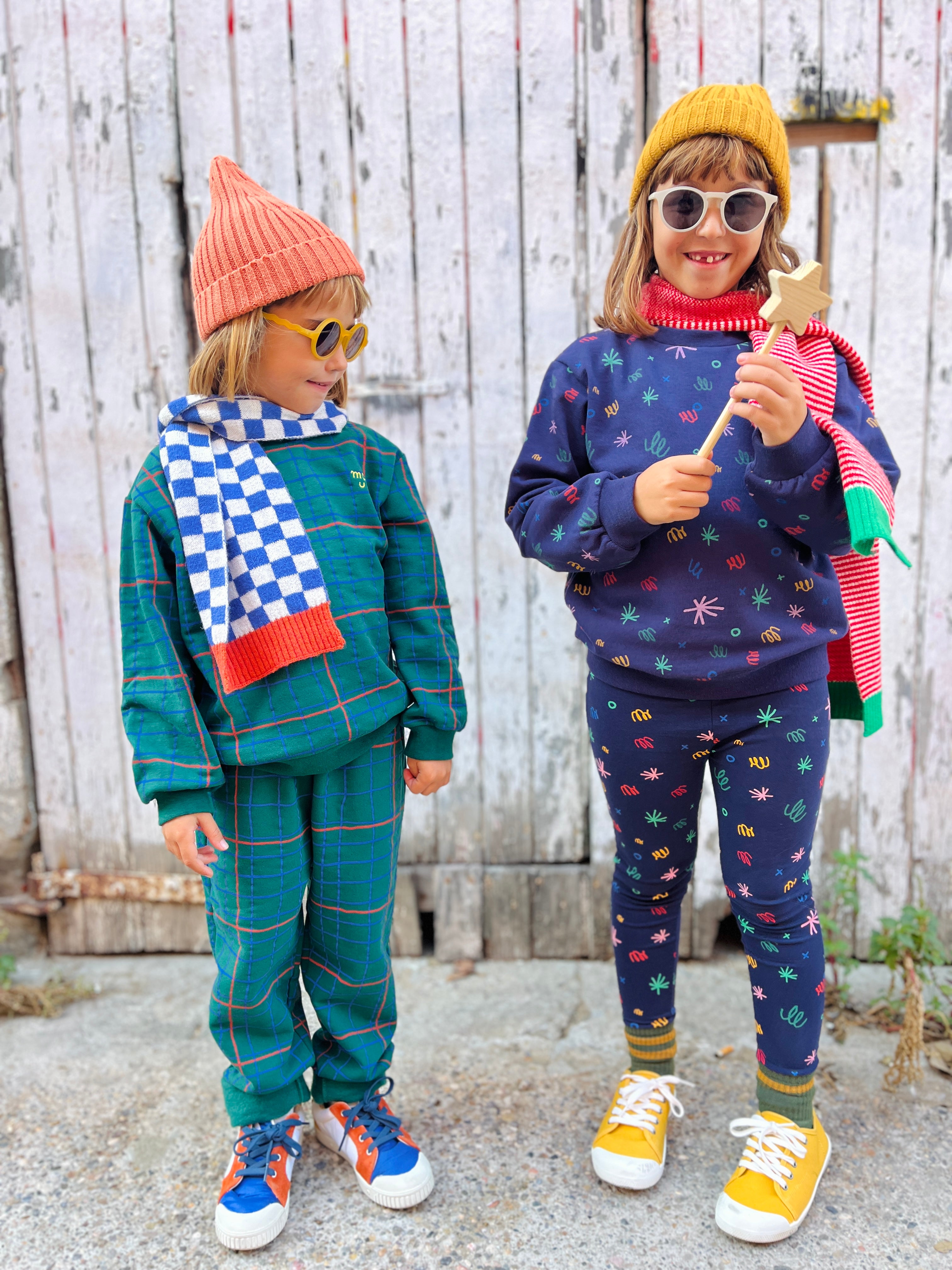 Recycled Cotton Confetti Kid Legging