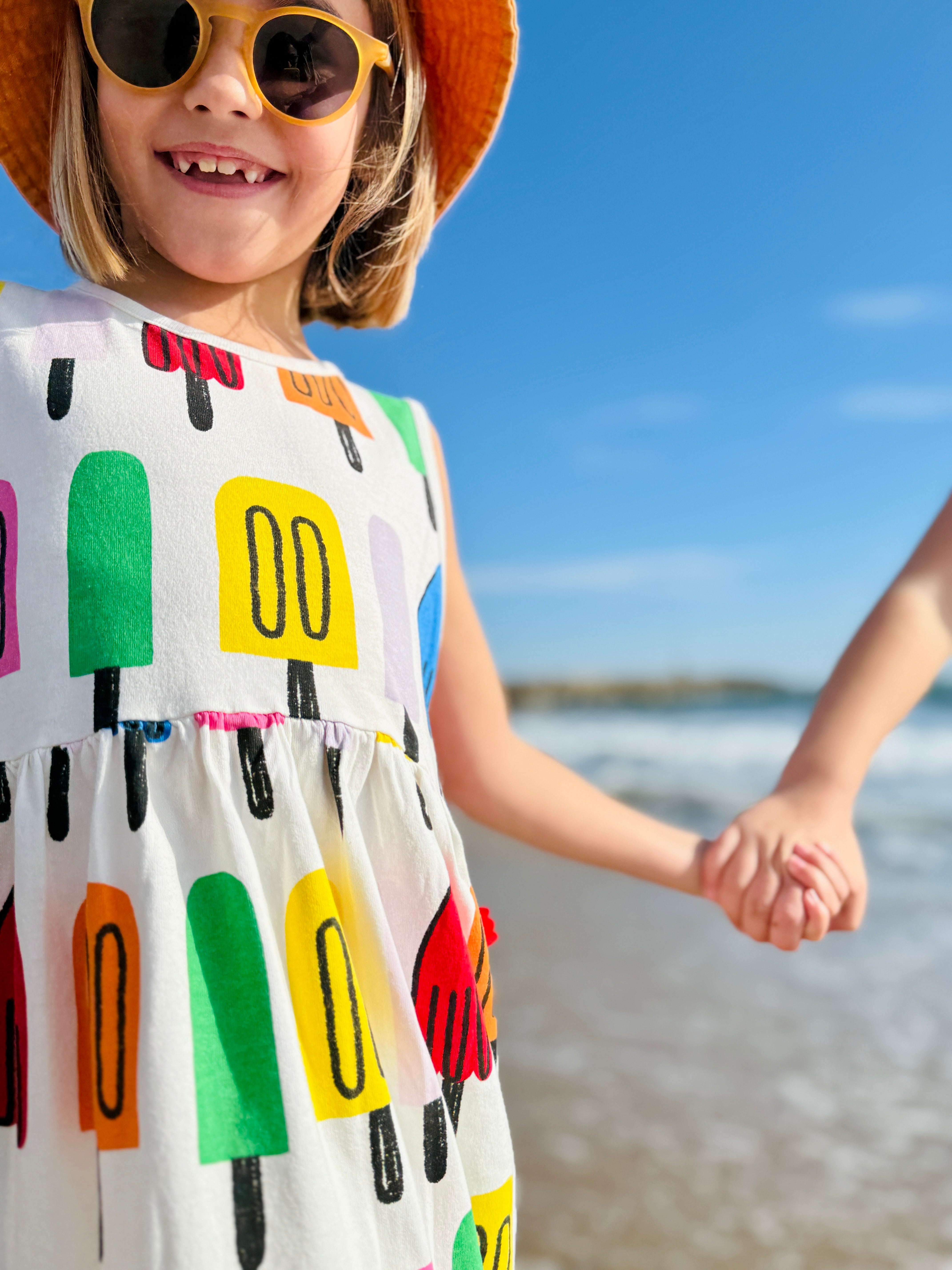 Recycled Cotton Ice Pop Kid Tank Dress