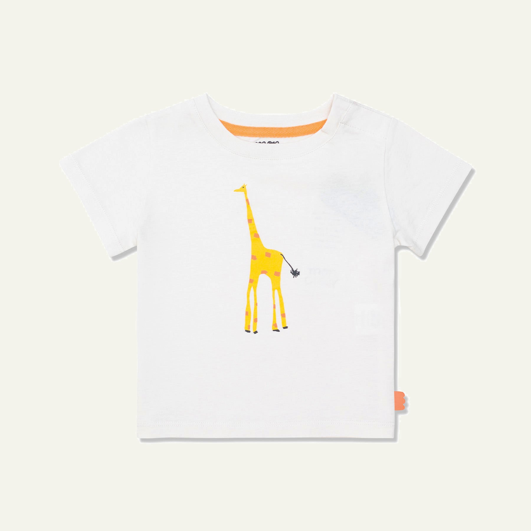 Recycled Cotton Giraffe Baby T-shirt