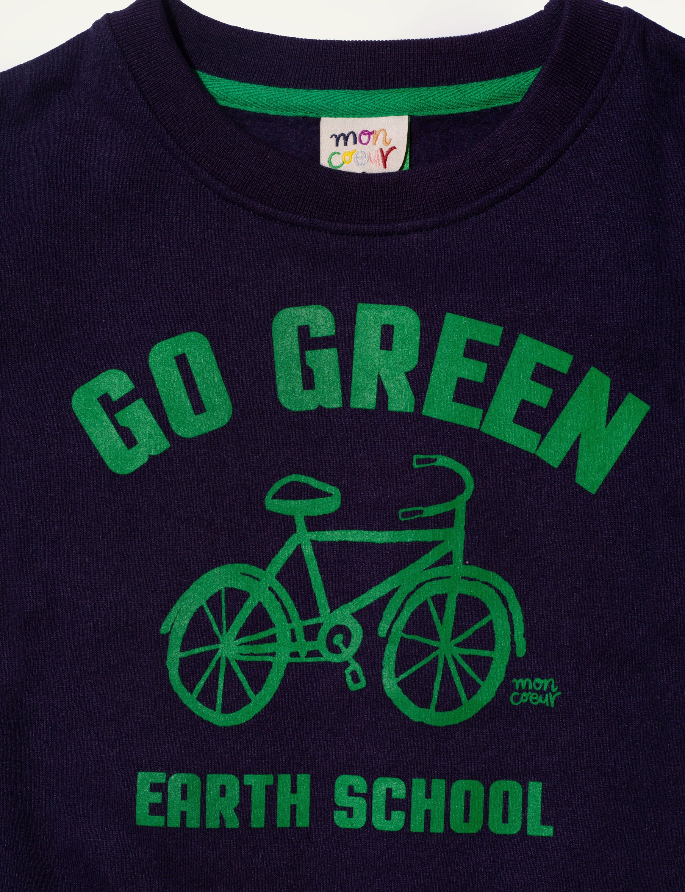 Recycled Cotton Go Green Kid Sweatshirt