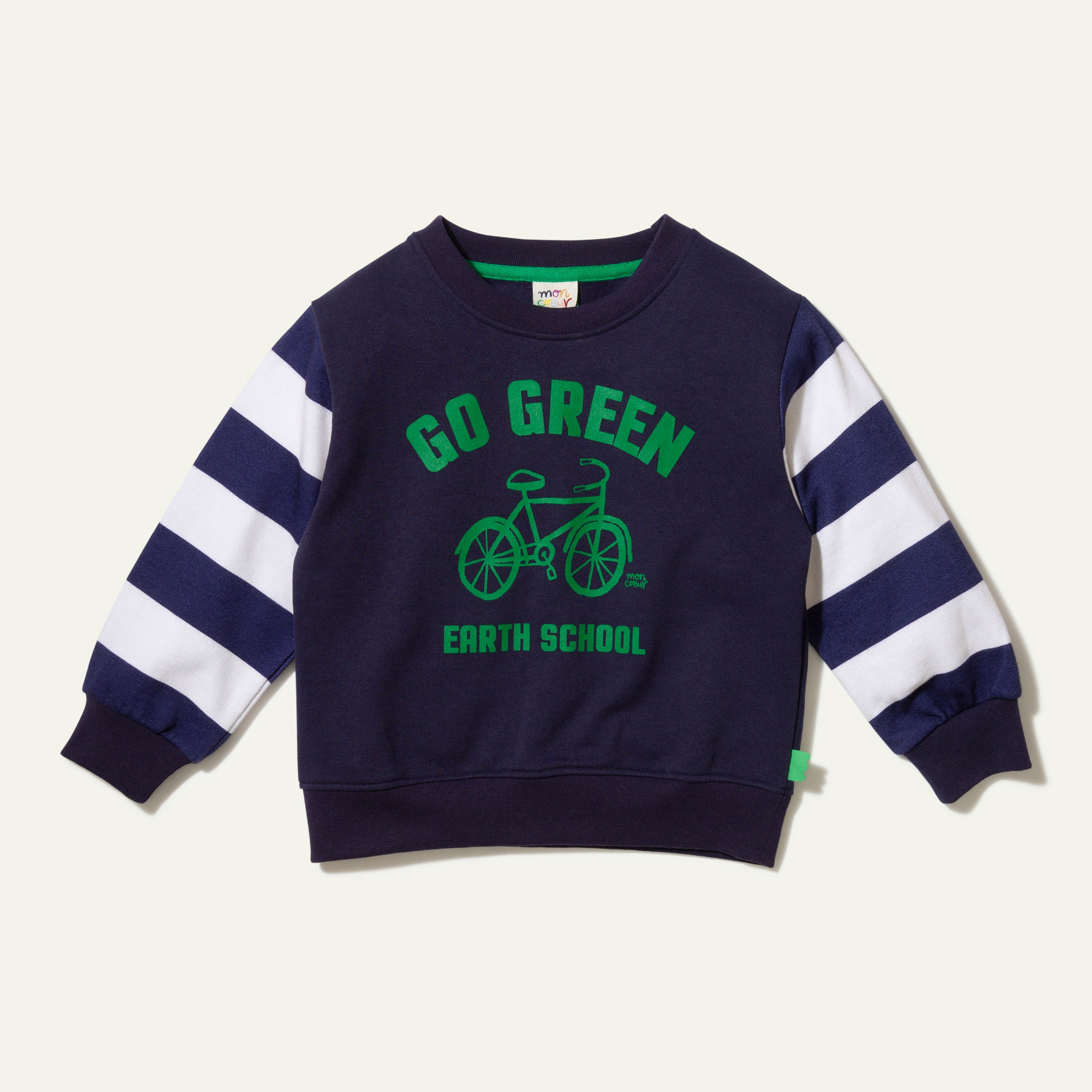 Recycled Cotton Go Green Kid Sweatshirt