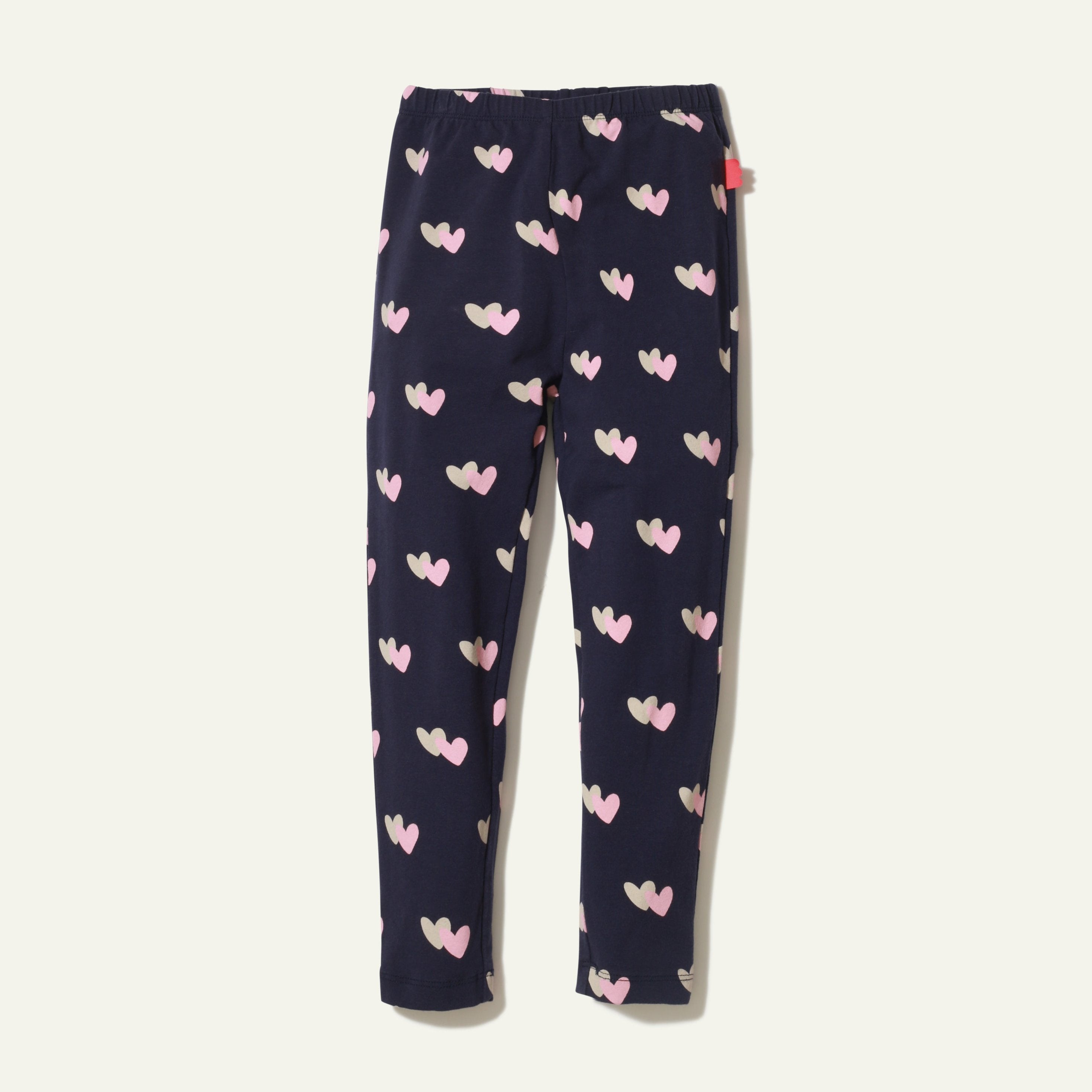 Recycled Cotton Hearts Kid Legging