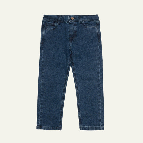 Mon Coeur Patch Straight Leg Kids Jeans