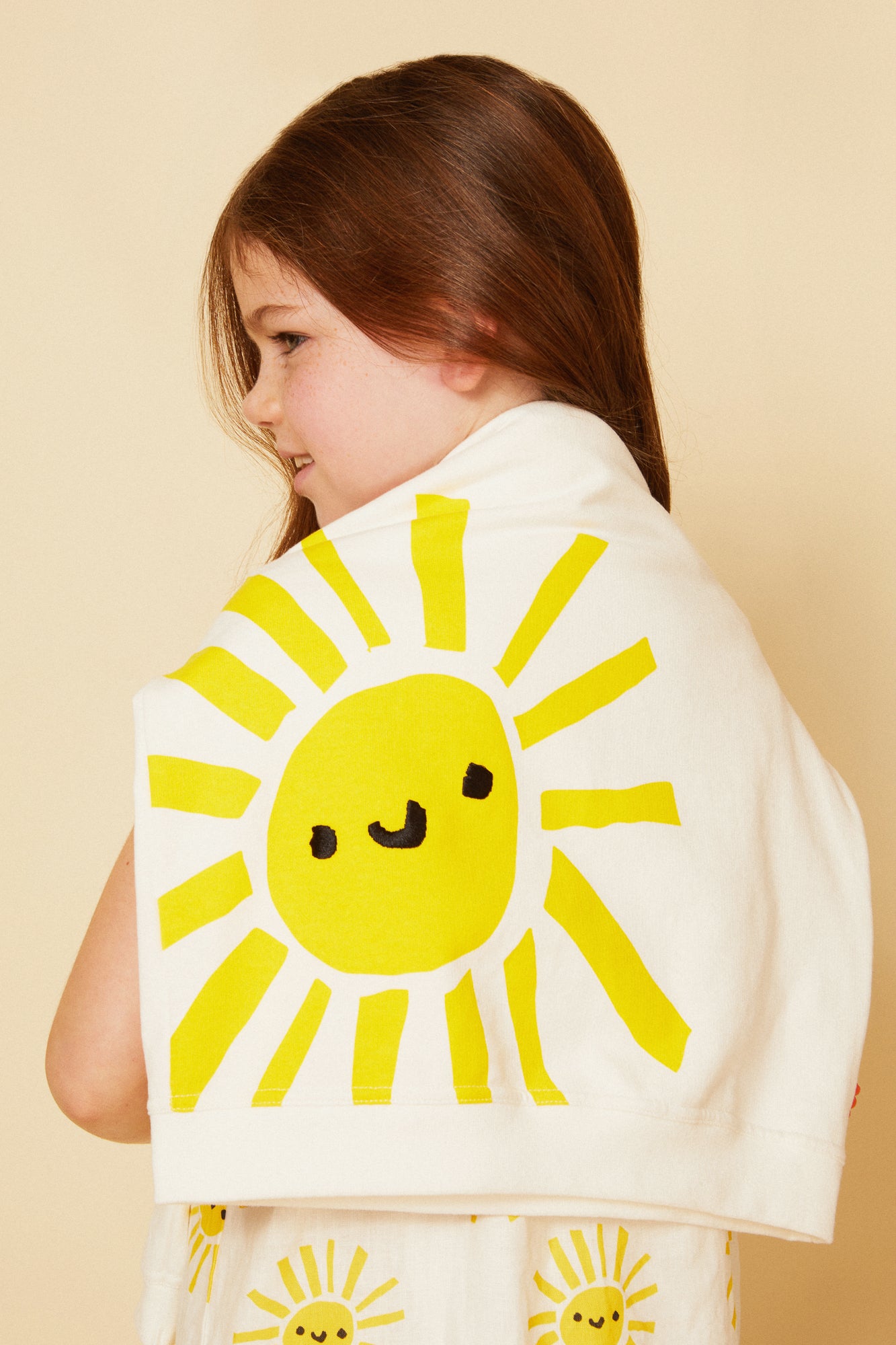 Recycled Cotton Sun Kid Sweatshirt