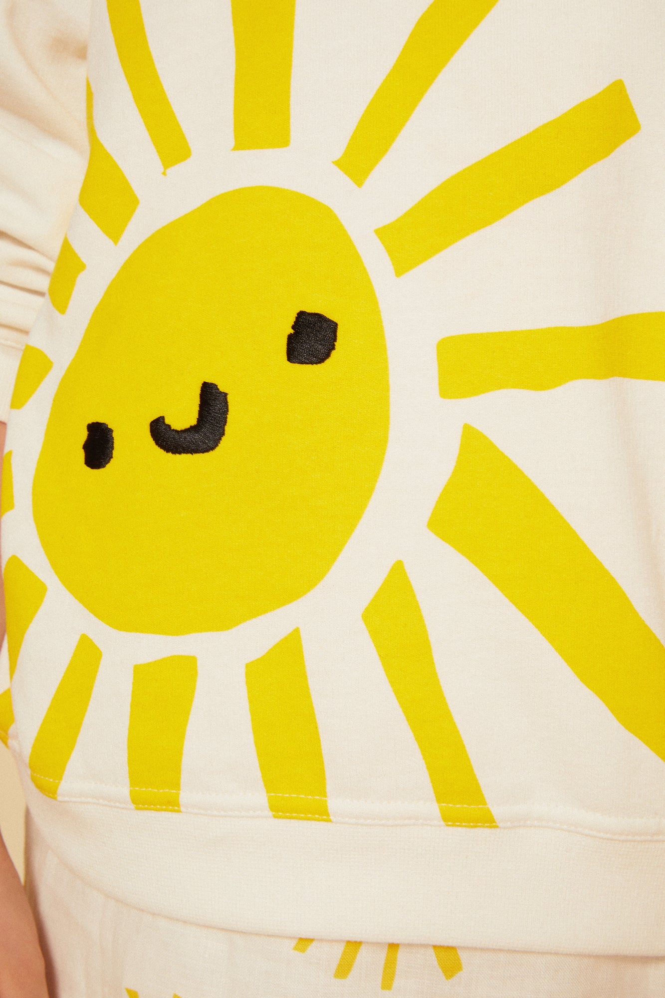 Recycled Cotton Sun Kid Sweatshirt