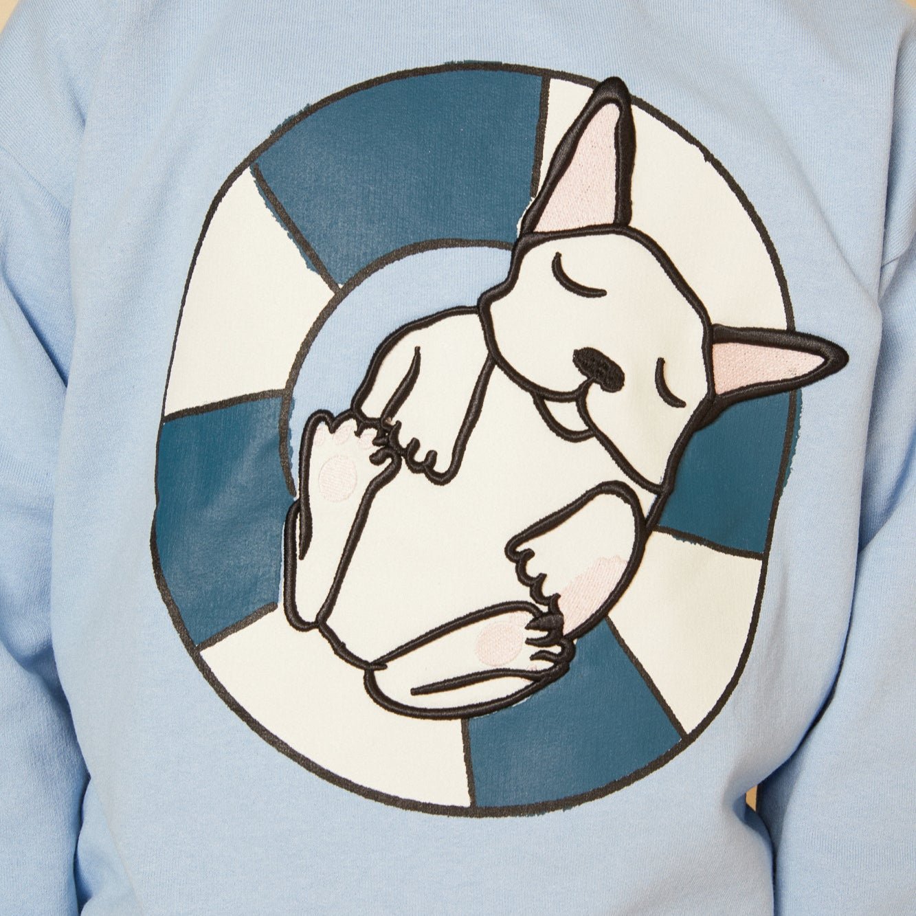 Recycled Cotton Frenchie Baby Sweatshirt