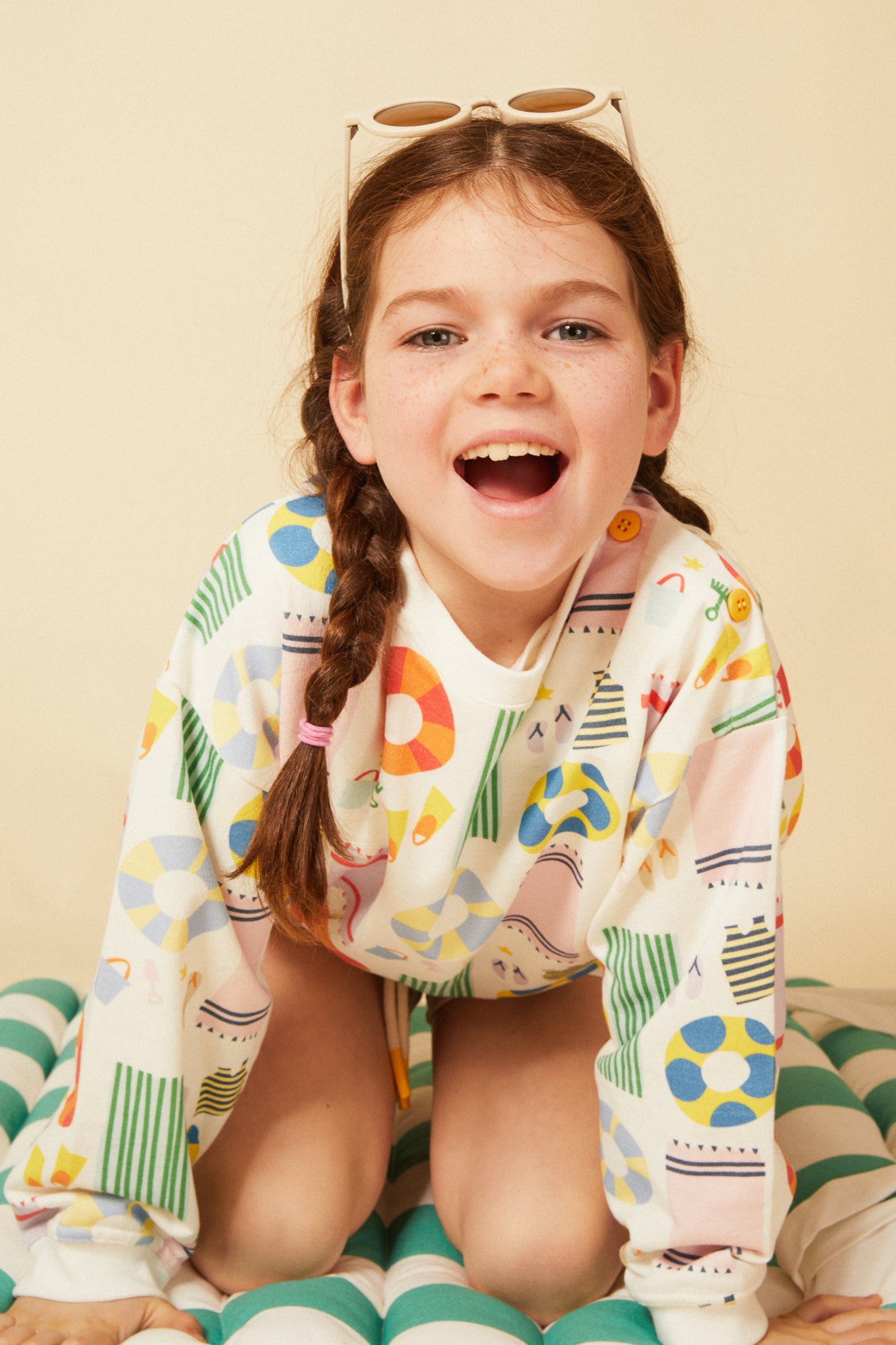 Recycled Cotton Beach Kid Sweatshirt