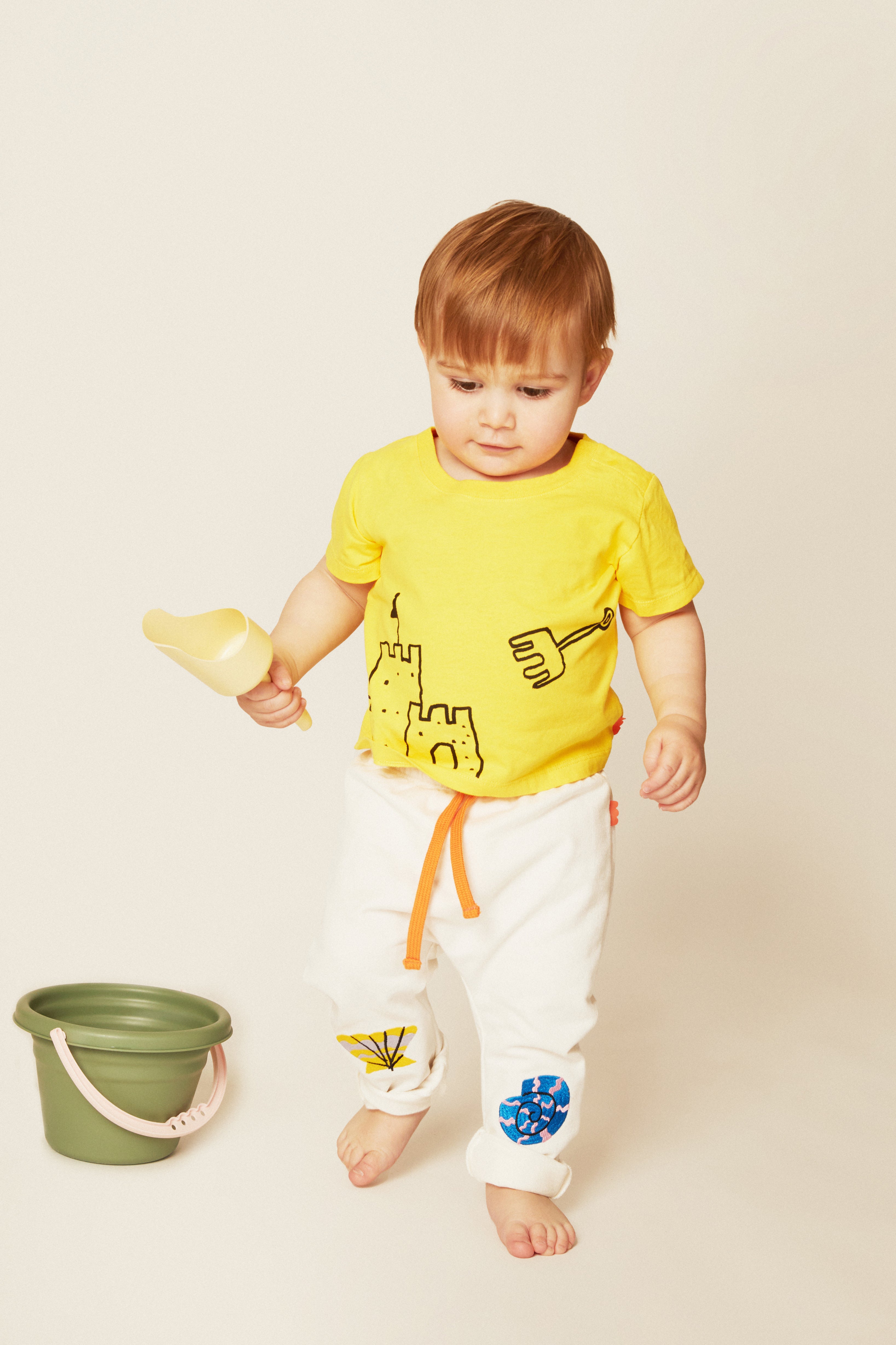 Recycled Cotton Sandcastle Baby T-Shirt