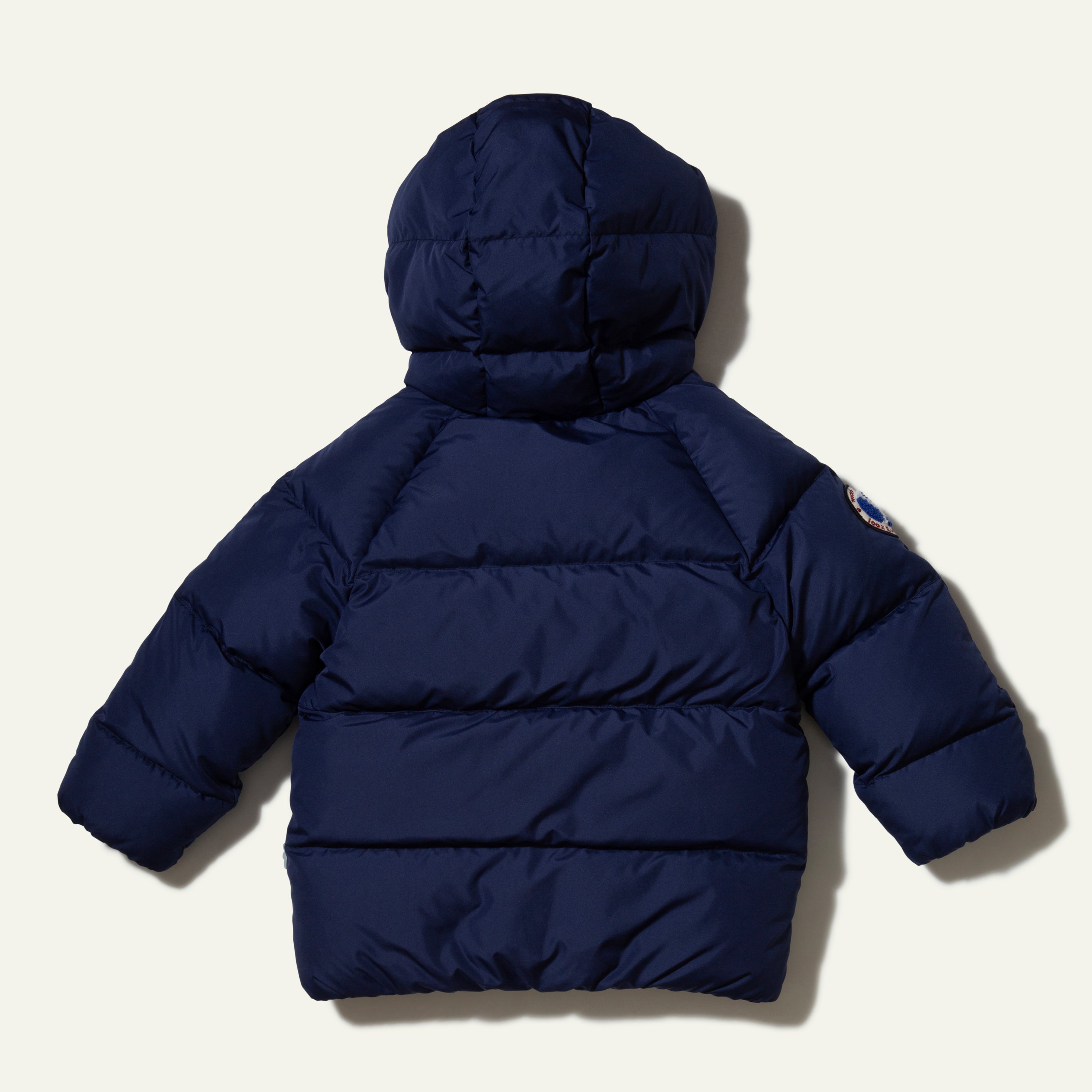 Recycled Nylon Navy MC Baby Puffer