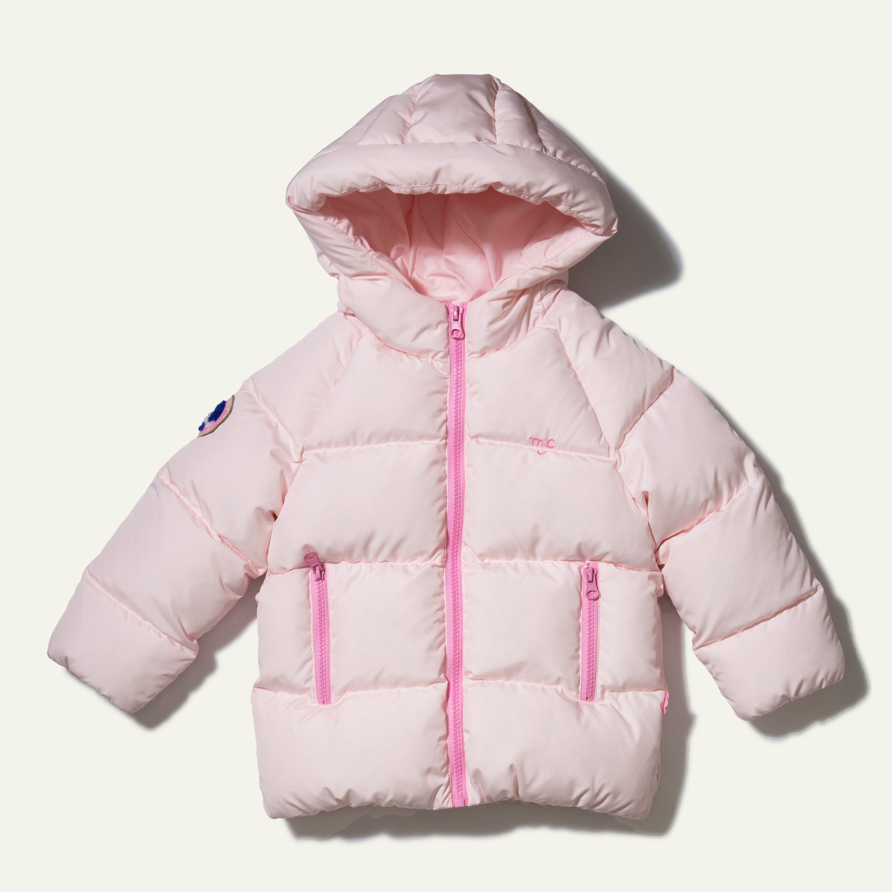 Recycled Nylon Pink MC Baby Puffer