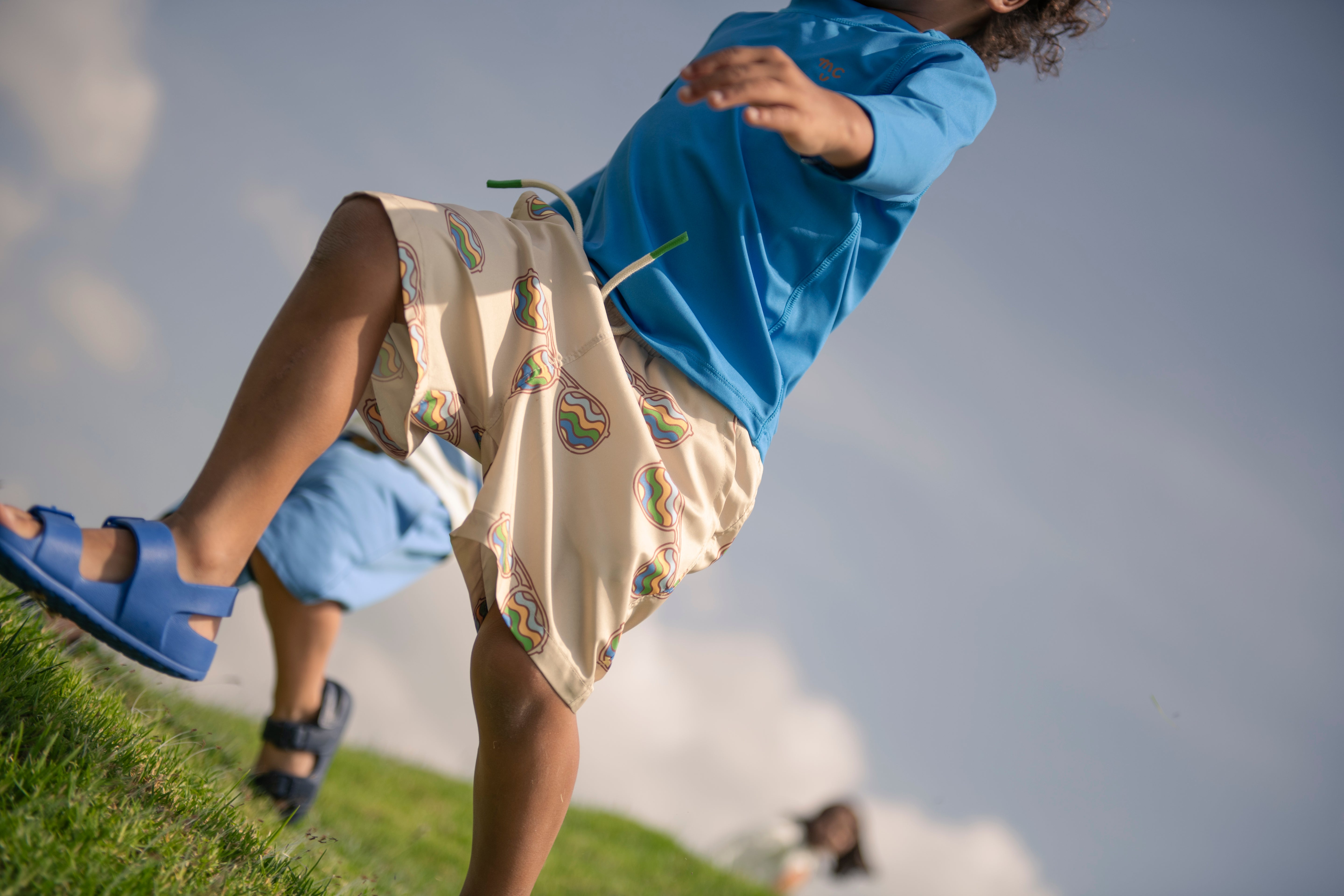 Recycled Shades Swim Trunk