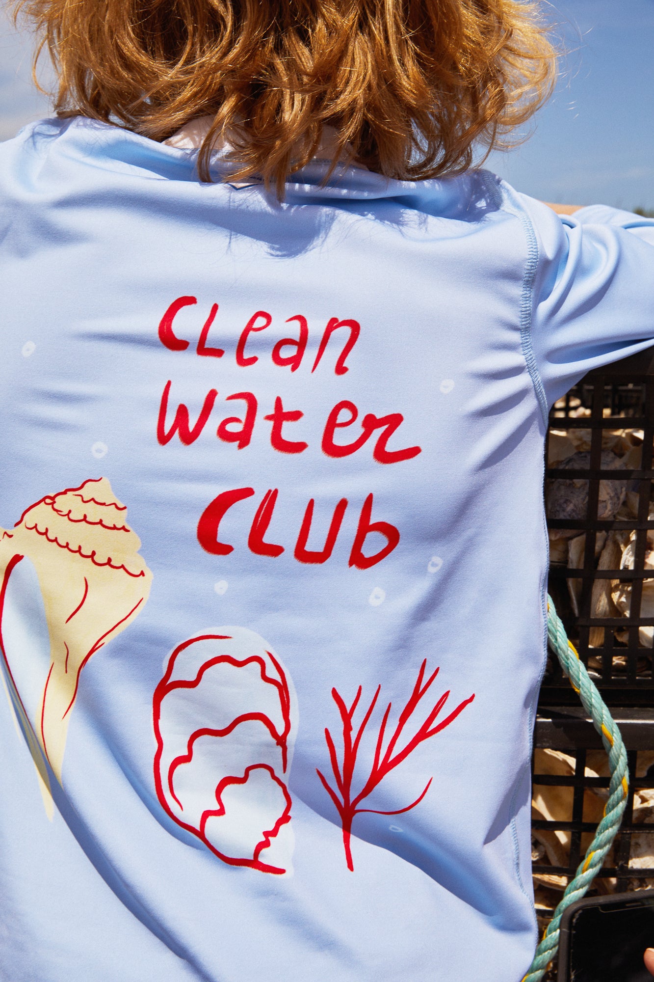 UFP 50+ Recycled Polyester Shell Rashguard for Billion Oyster Project