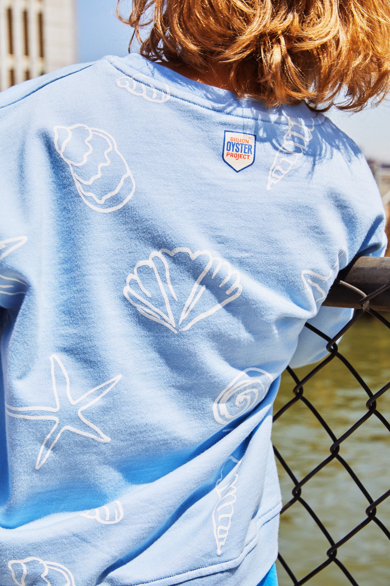 Recycled Cotton Shell Sweatshirt for Billion Oyster Project