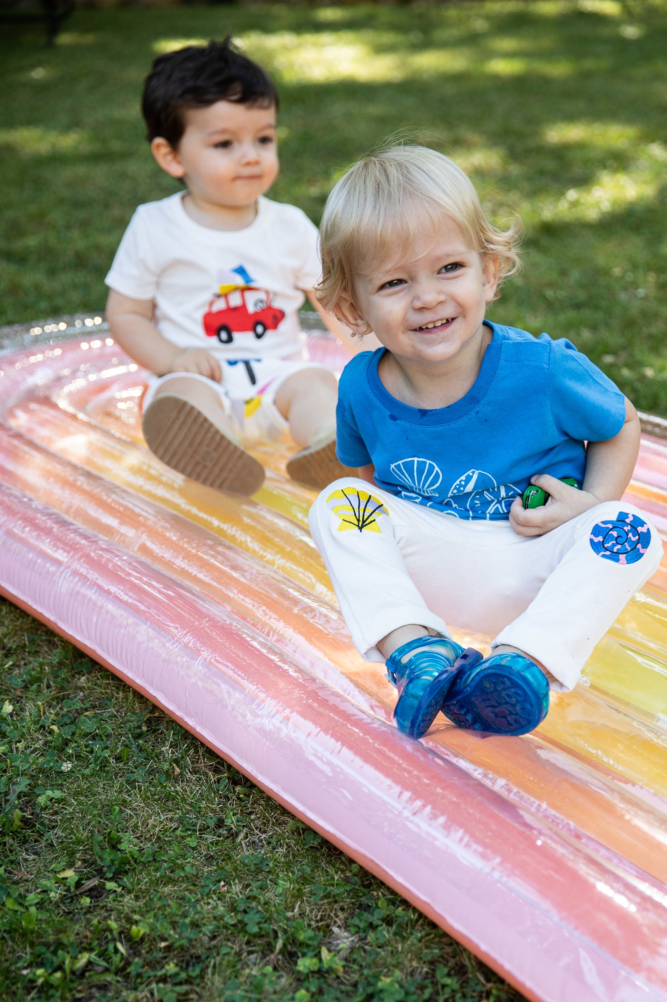 Recycled Cotton Seashell Baby Joggers