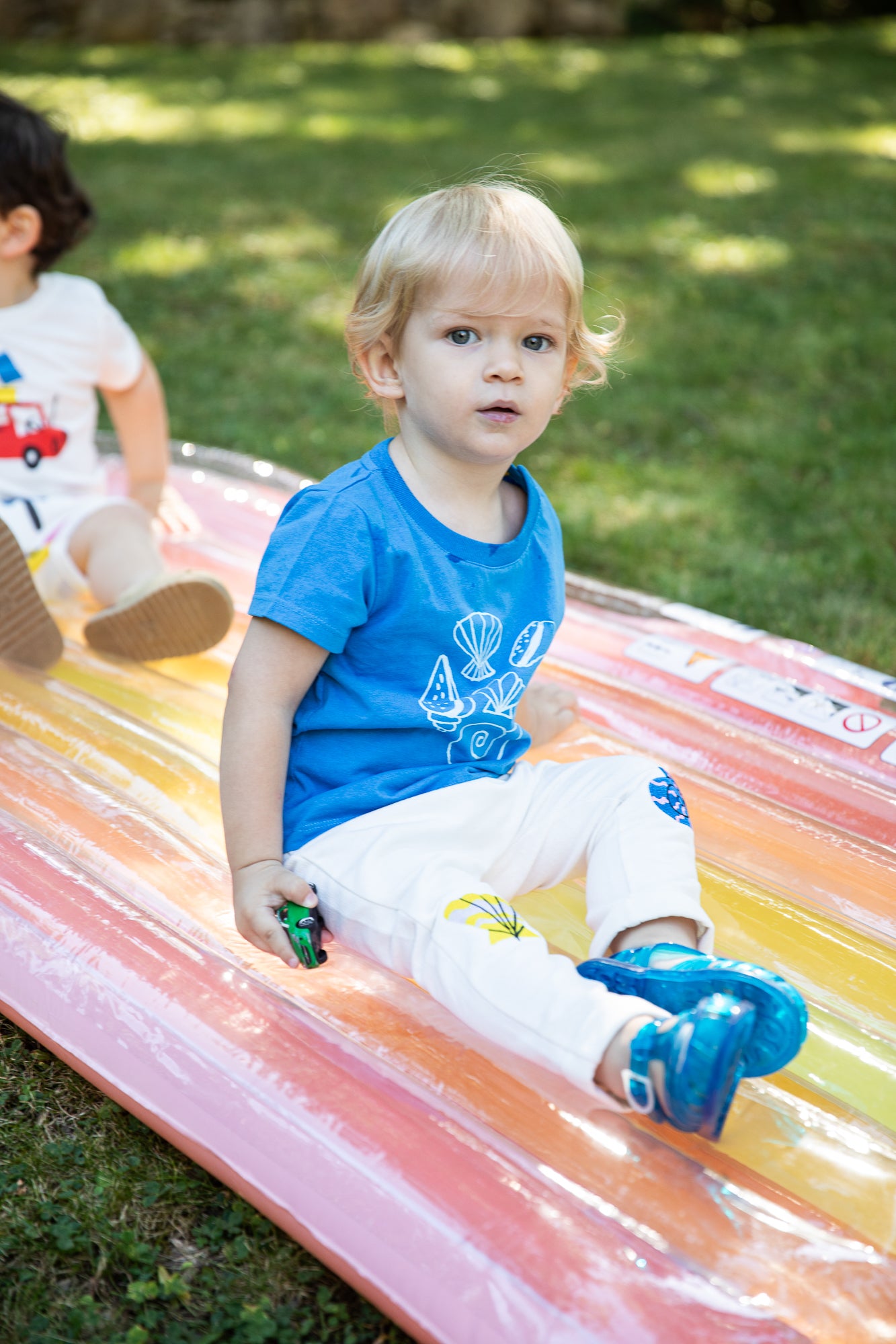 Recycled Cotton Seashell Baby Joggers