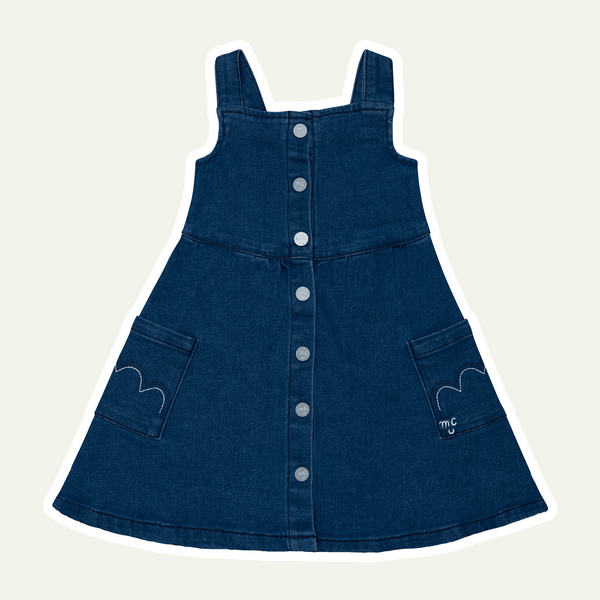 Denim Overall Dress