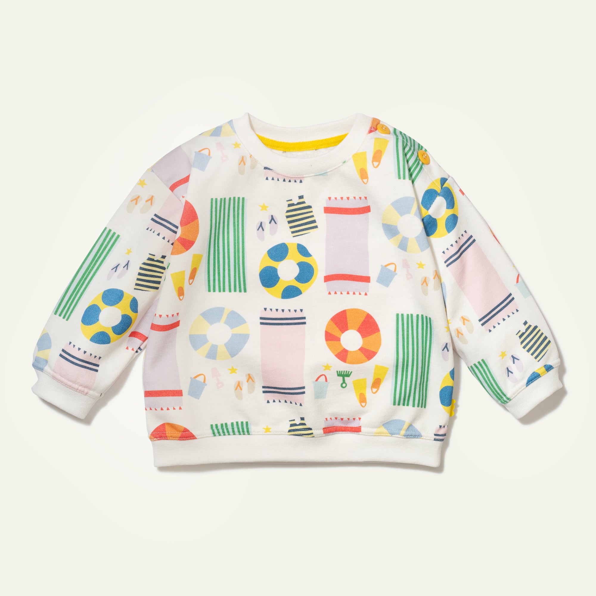 Recycled Cotton Beach Baby Sweatshirt