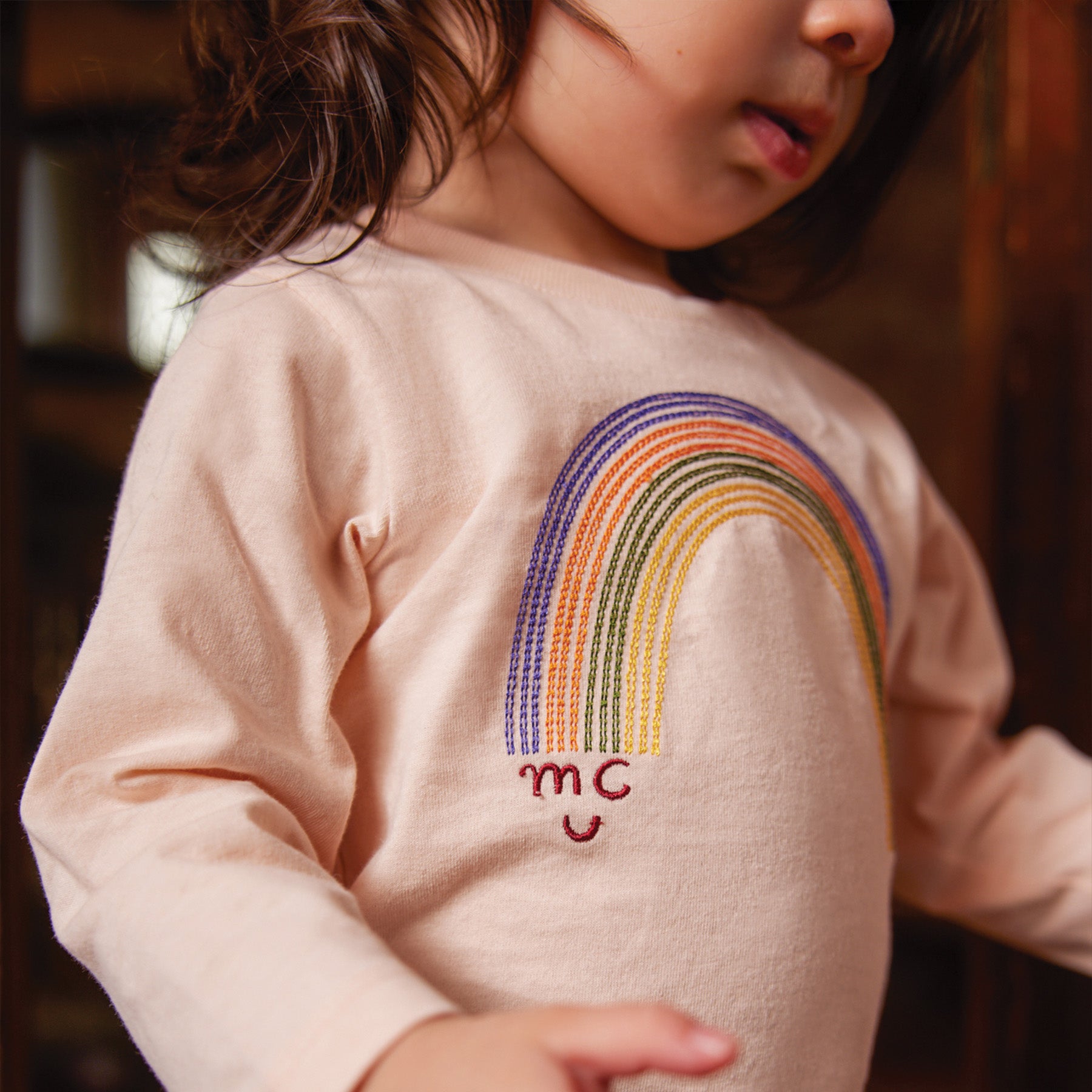 Baby girl rainbow clearance shirt