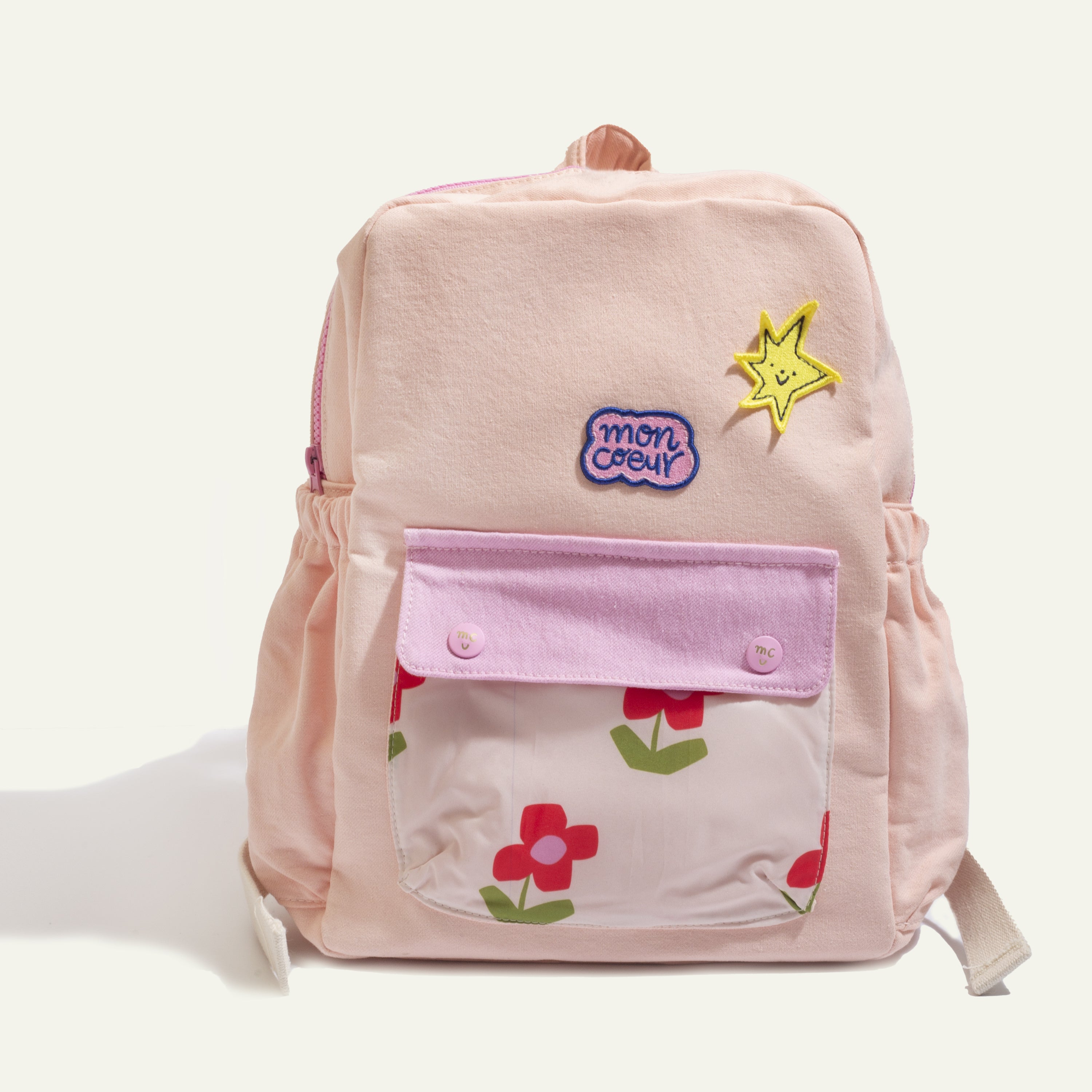 Recycled Materials Flower Backpack