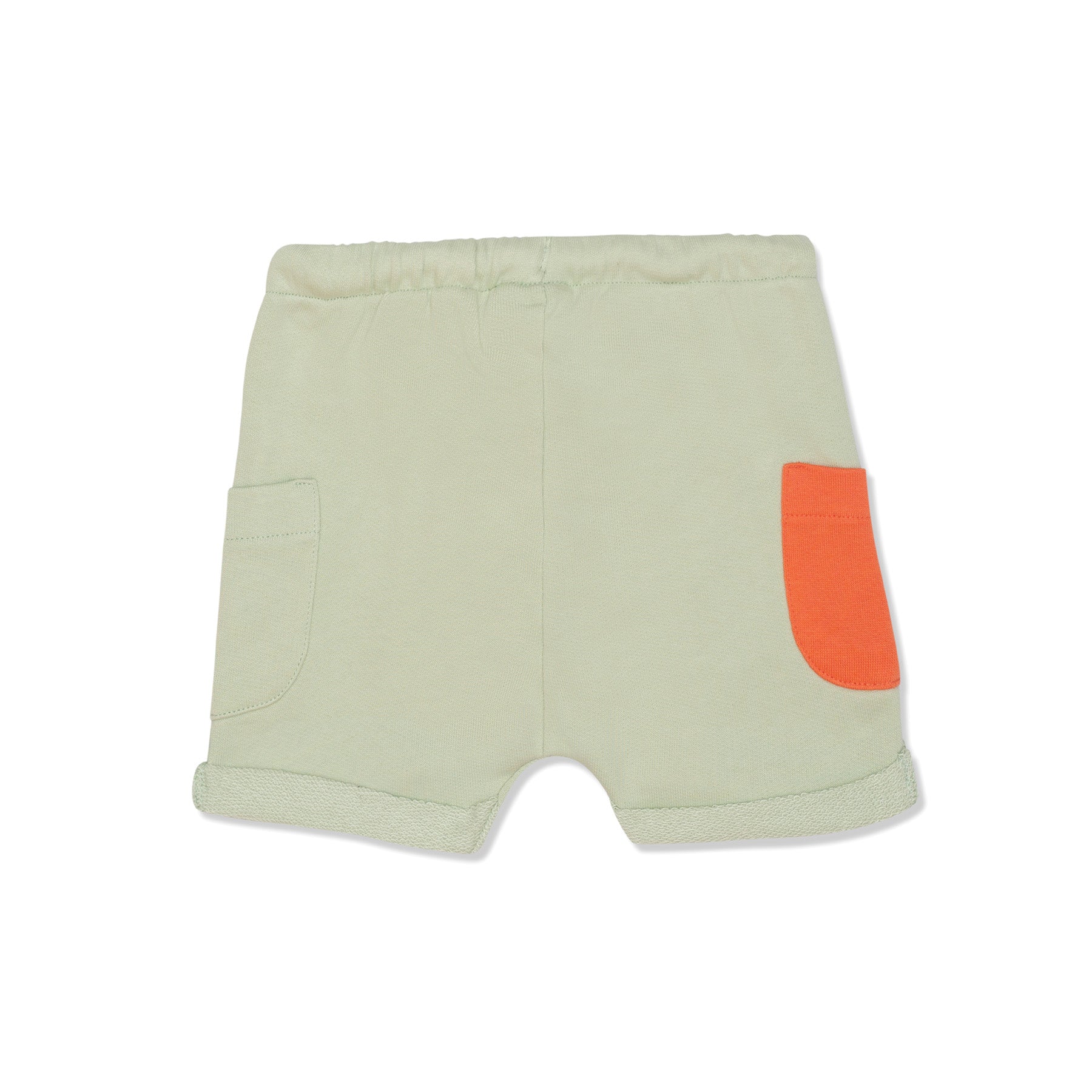 Recycled Cotton Sea Foam Baby Shorts