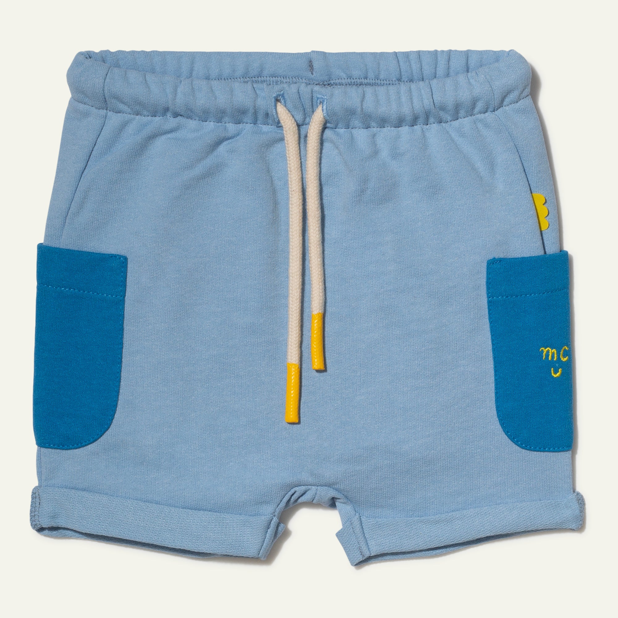 Recycled Cotton Blue Baby Short