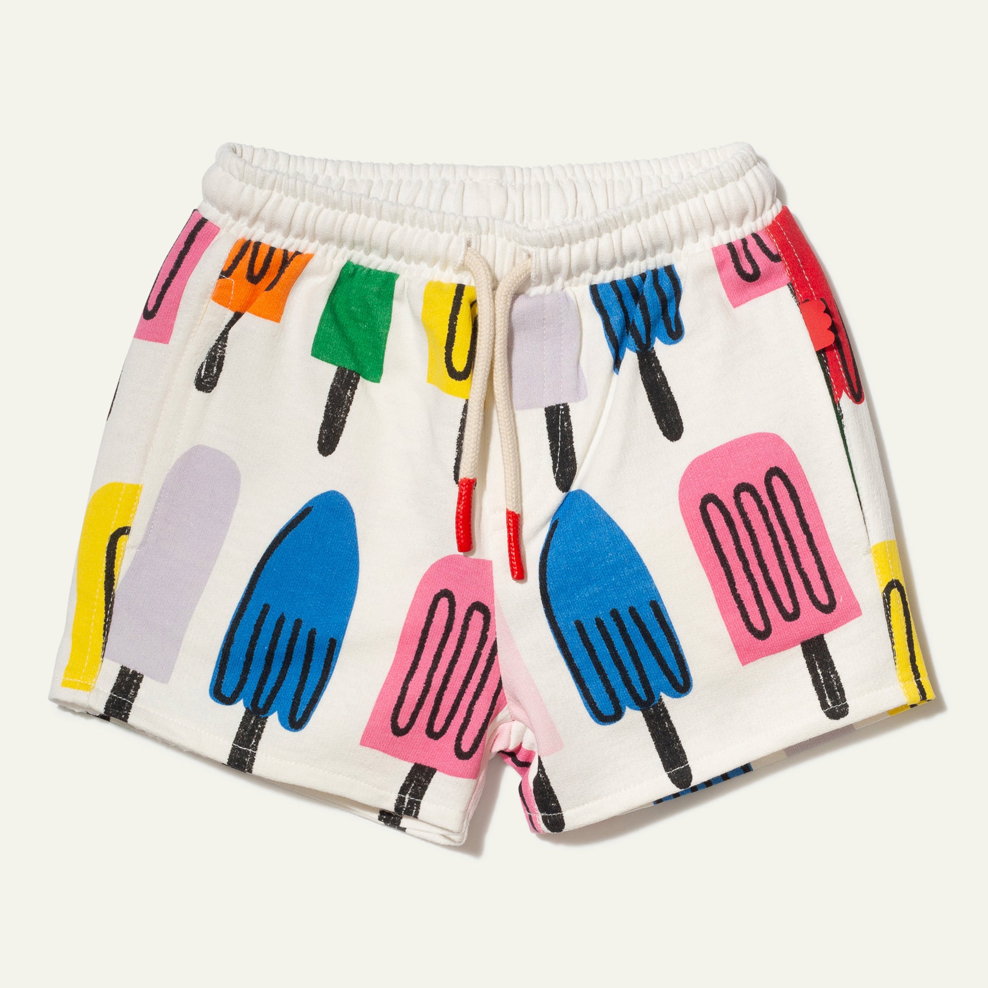 Recycled Cotton Ice Pop Cropped Kid Short