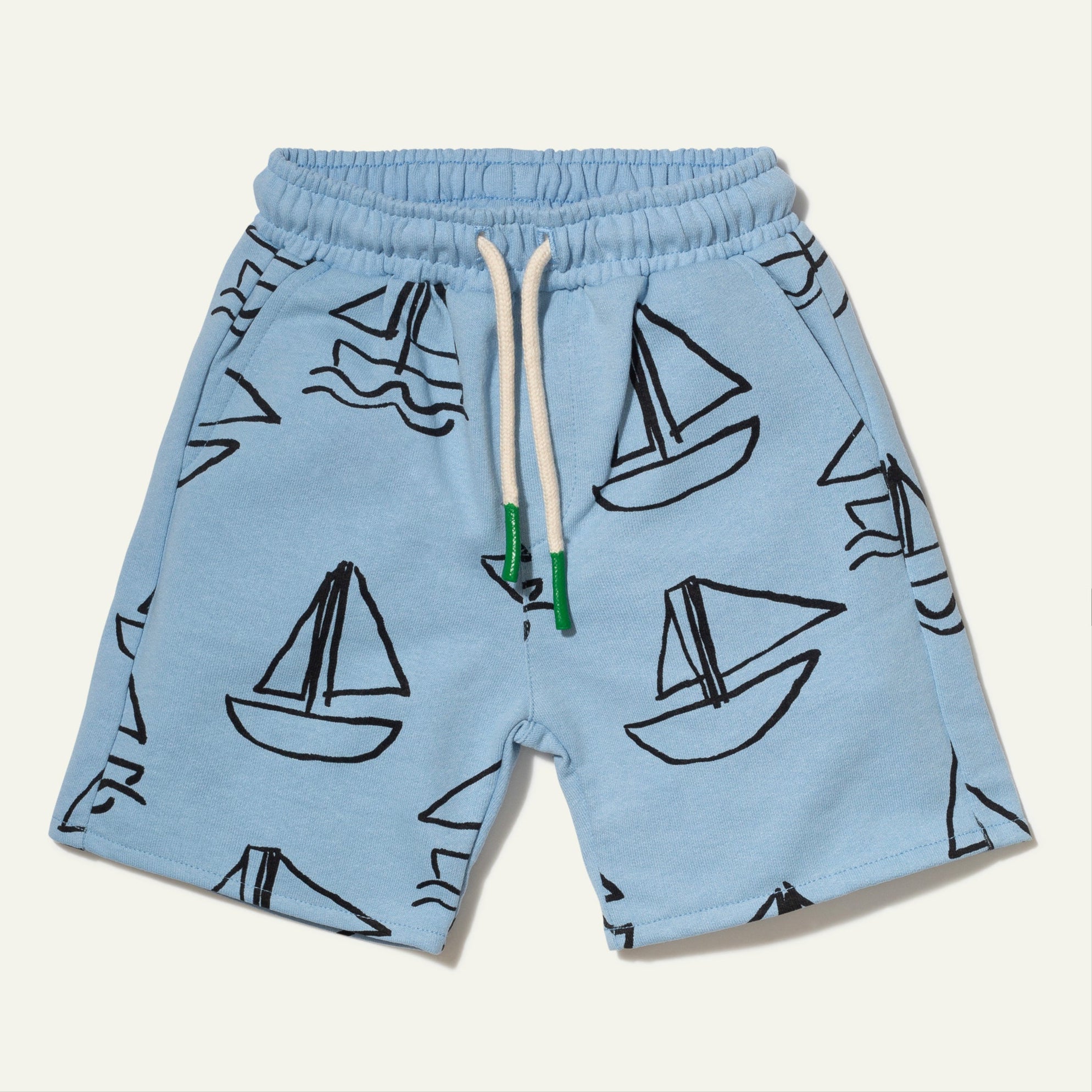 Recycled Cotton Sailboat Kid Short