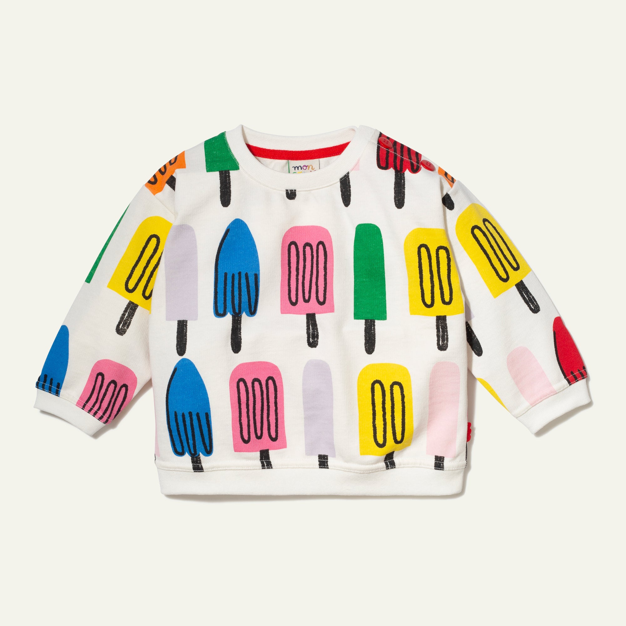 Recycled Cotton Ice Pop Baby Sweatshirt