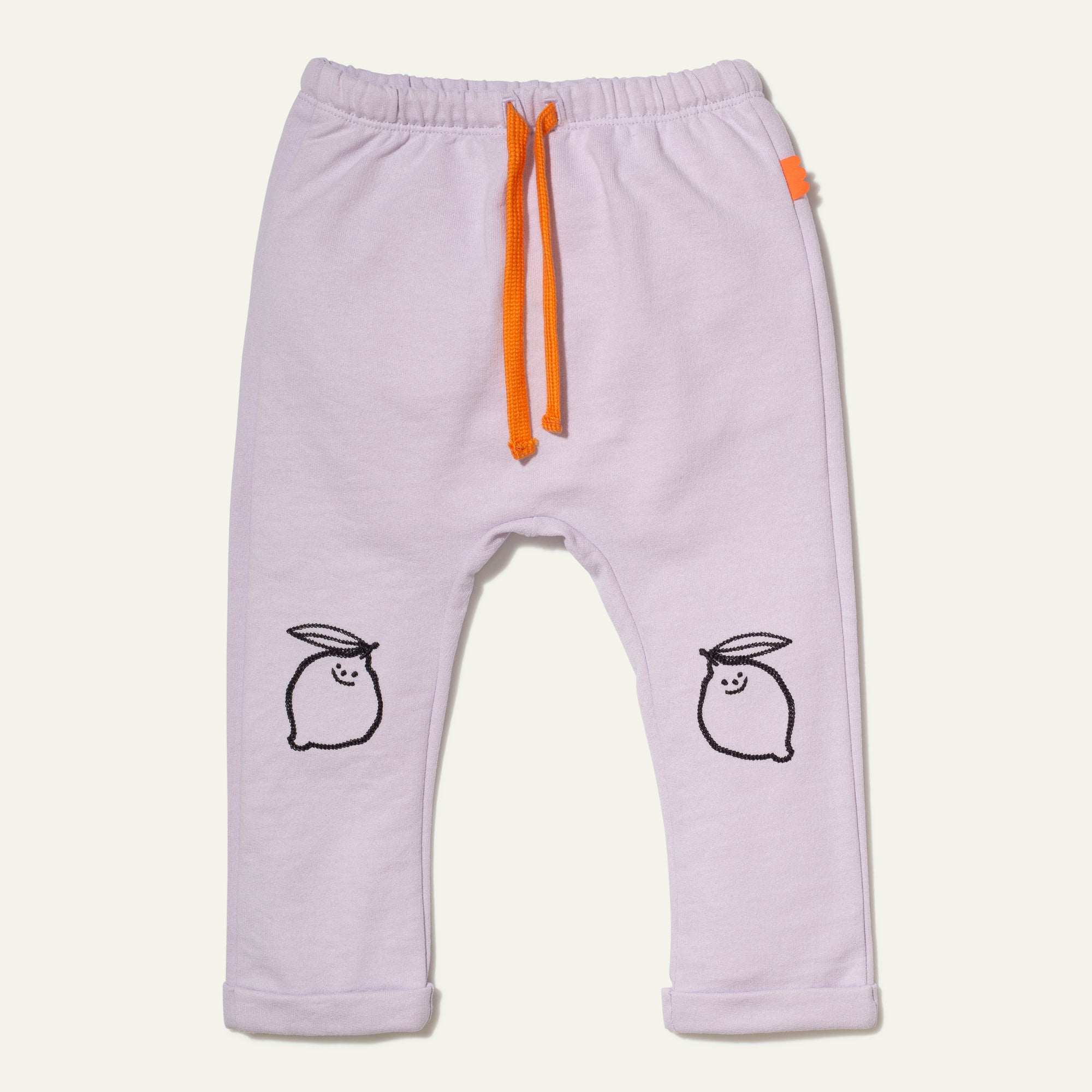 Recycled Cotton Lemon Baby Joggers