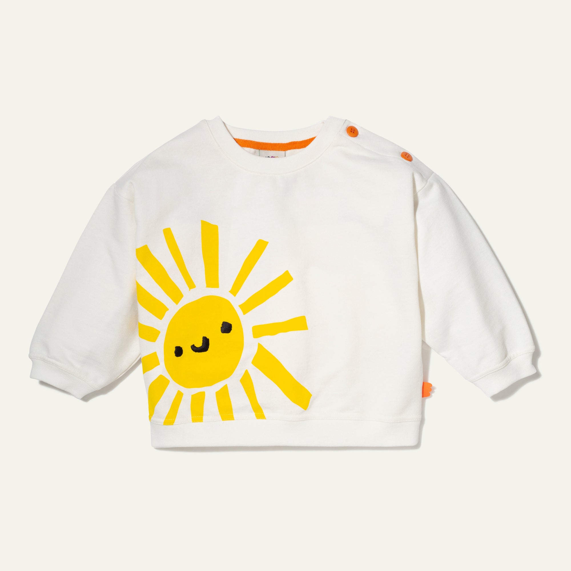 Recycled Cotton Sun Baby Sweatshirt