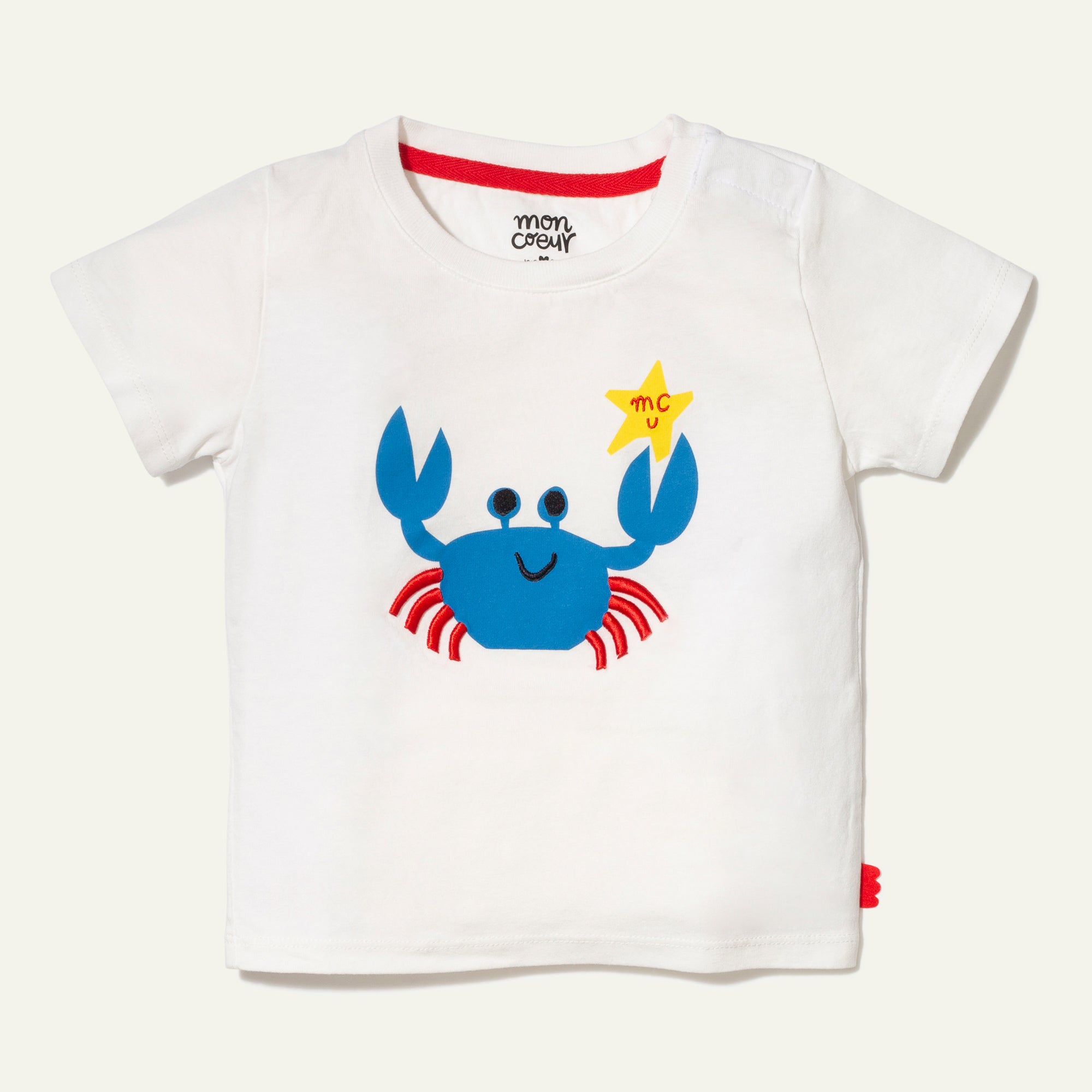 Recycled Cotton Crab Baby T-Shirt