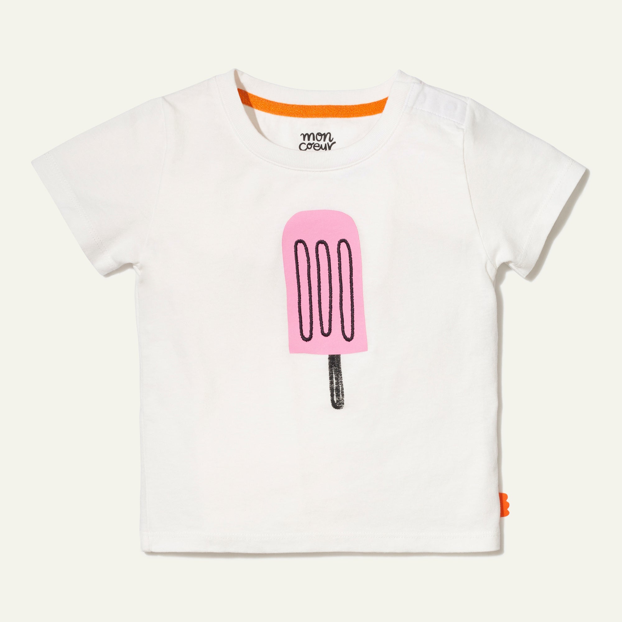 Recycled Cotton Pink Ice Pop Kid T-Shirt