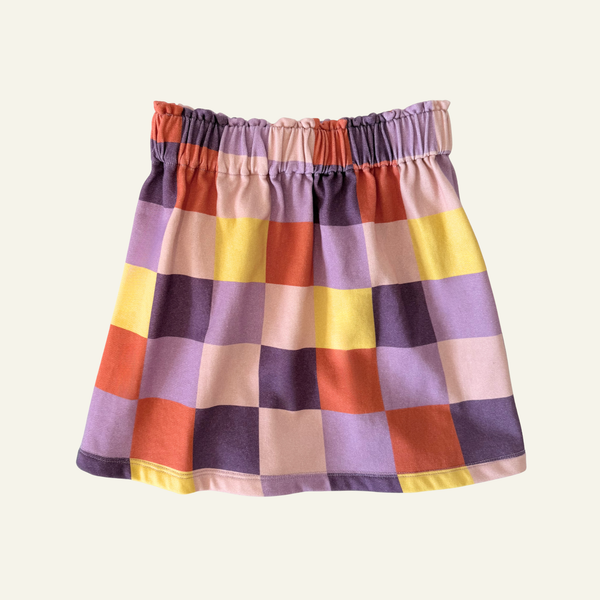 Checkered Twirl Skirt