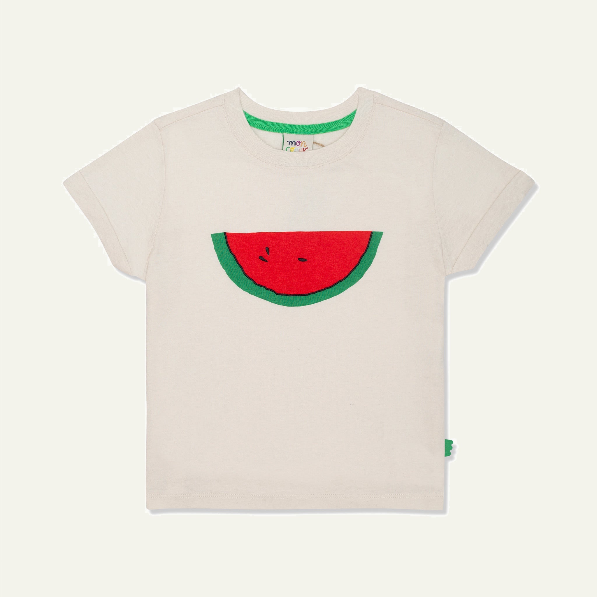 Recycled Cotton Watermelon Slice Kid T-shirt