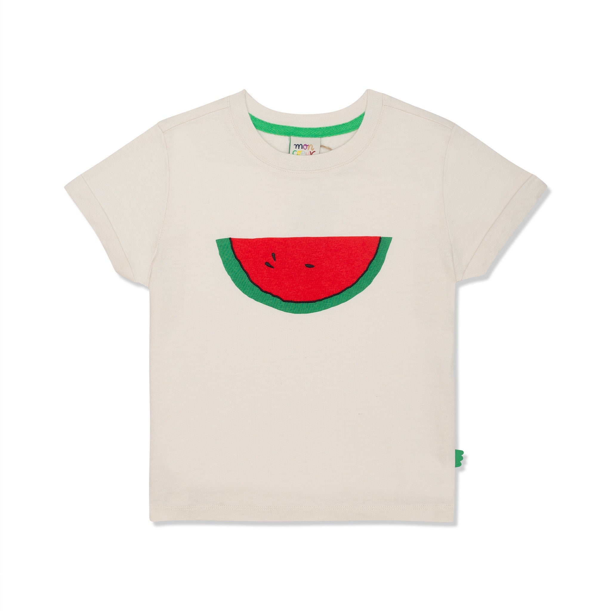 Recycled Cotton Watermelon Slice Kid T-shirt