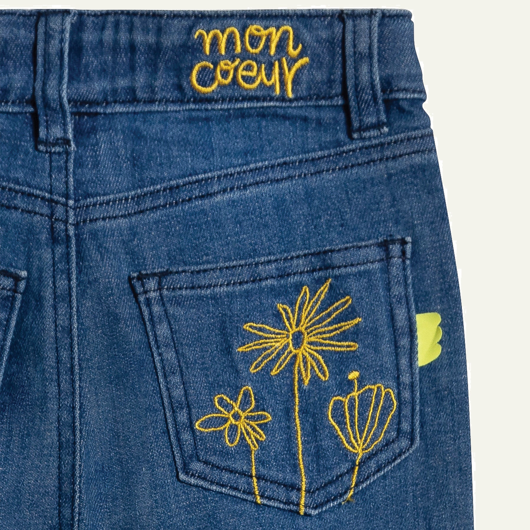 Flower Pocket Kid Jeans