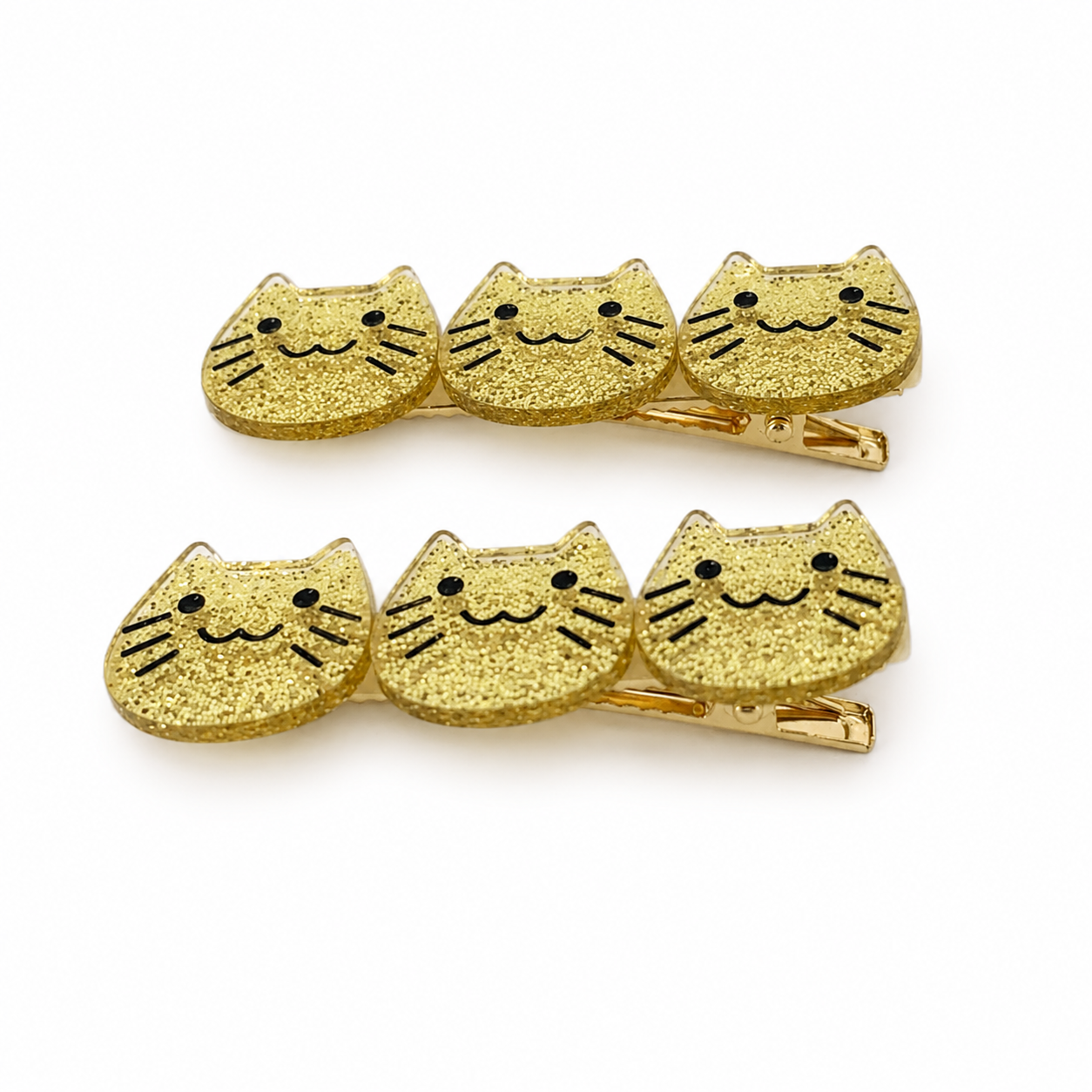 Kitty Hair Clips – (Set of 2)