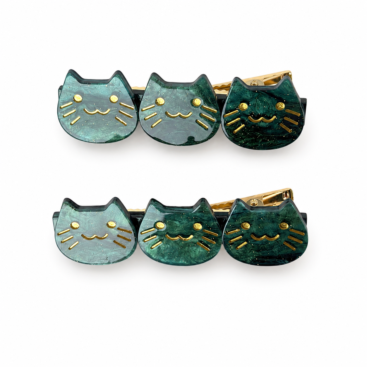 Kitty Hair Clips – (Set of 2)
