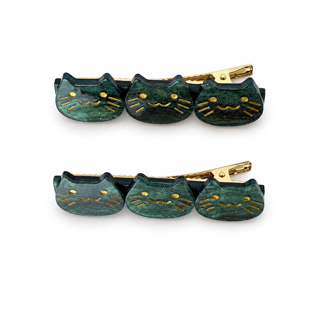Kitty Hair Clips – (Set of 2)