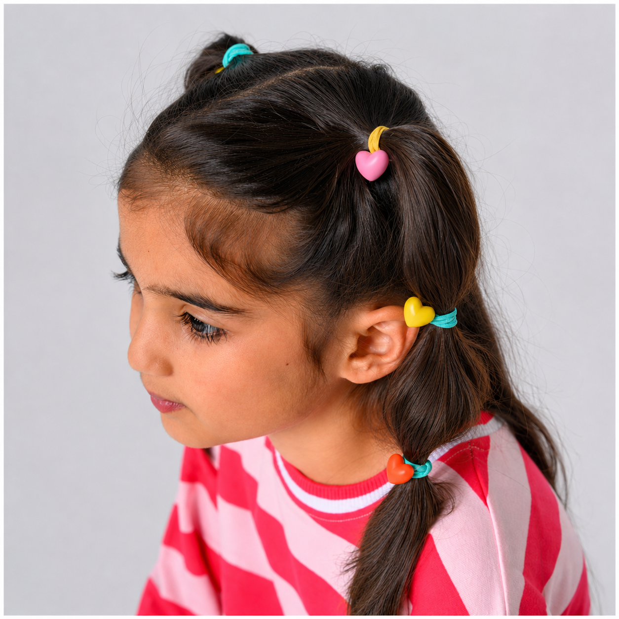 Playful Hair Clip & Ties Bundle (2 Styles)