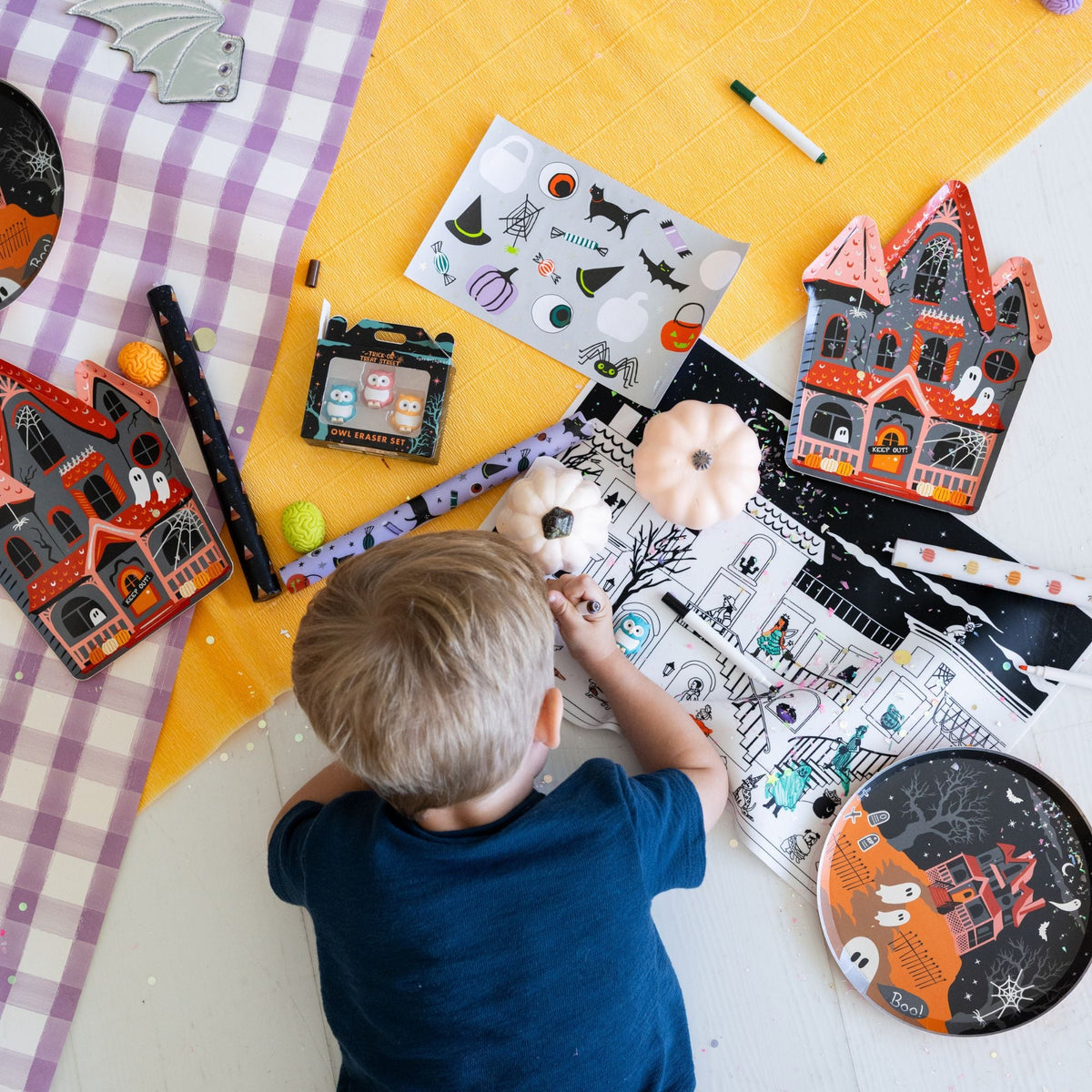 Trick or Treat Reusable Silicone Coloring Mat