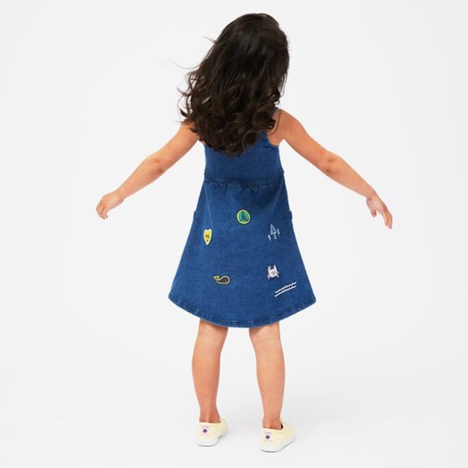 Denim Overall Dress