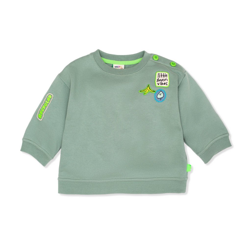 Recycled Patches Kid Summer Sweatshirt